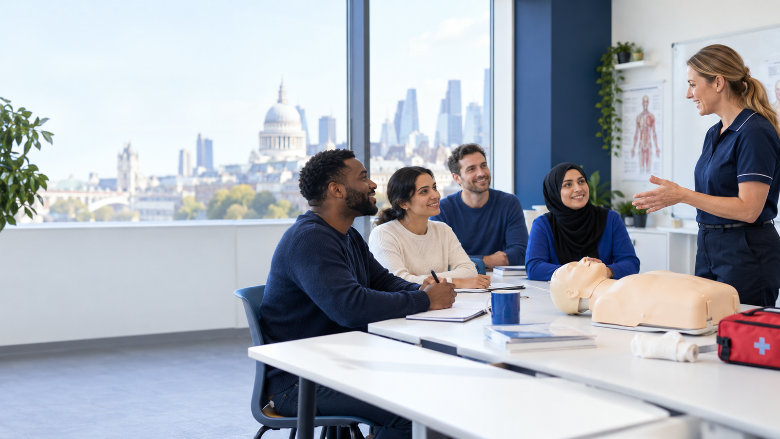Professional adult learning session in London